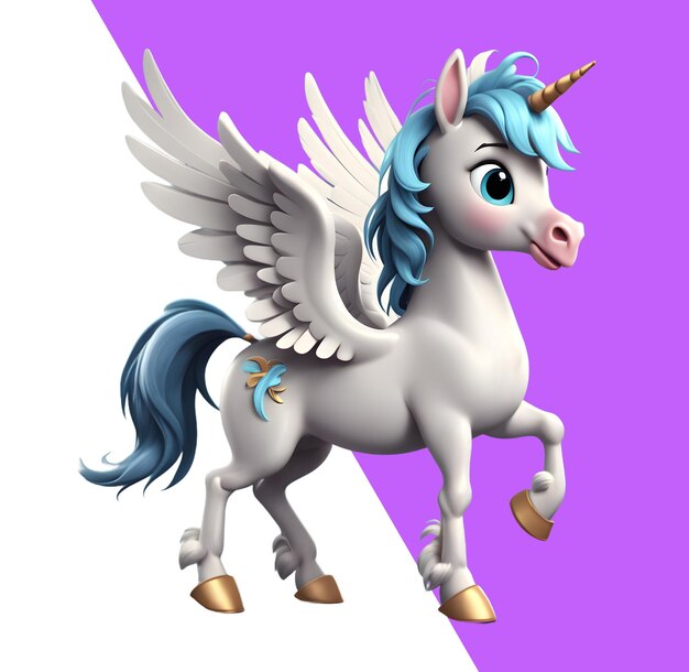 PSD lindo pegaso 3d