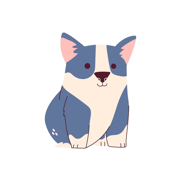Lindo perro aislado