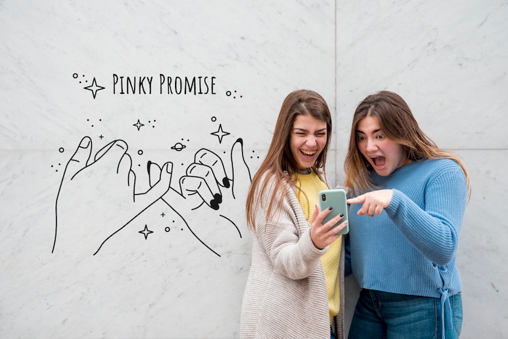 PSD lindos amigos juntos en el día de la amistad
