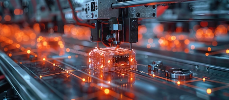 PSD línea de producción industrial automatizada de cerca