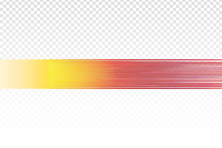 PSD líneas abstractas minimalistas en colores cálidos en blanco