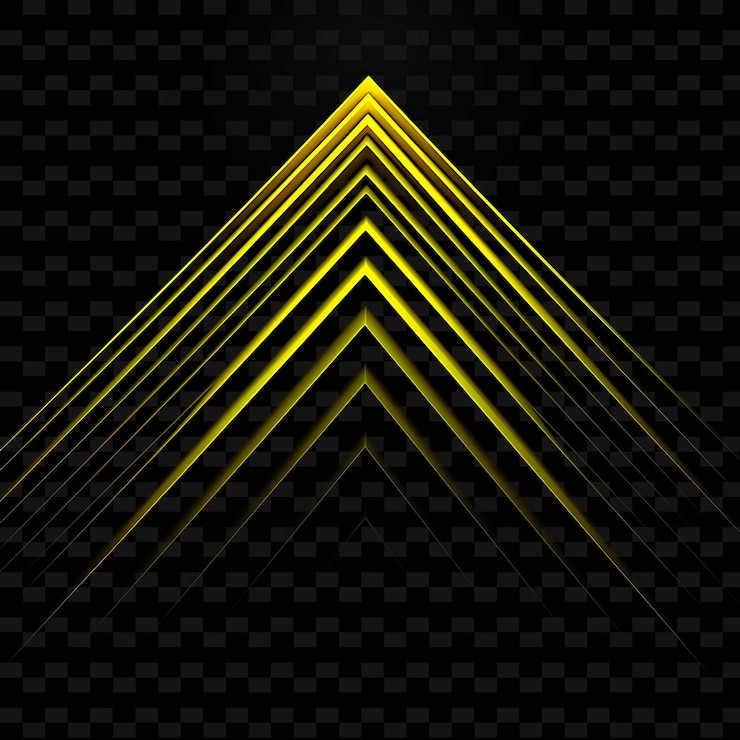 PSD líneas angulares geométricas formas abstractas amarillo limón sharp li png formas y2k artes ligeras transparentes