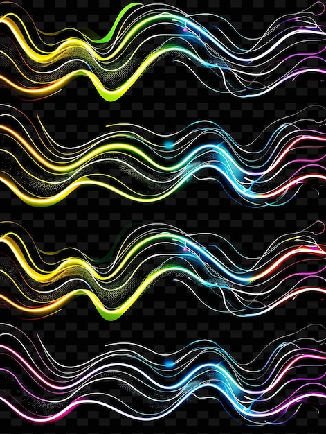 Líneas de color con un fondo de líneas de color