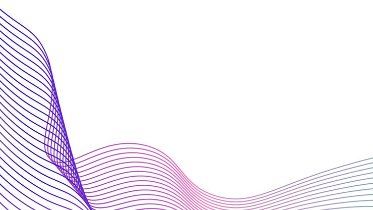 PSD líneas de colores abstractas ondas rosa pastel azul plantilla de diseño png