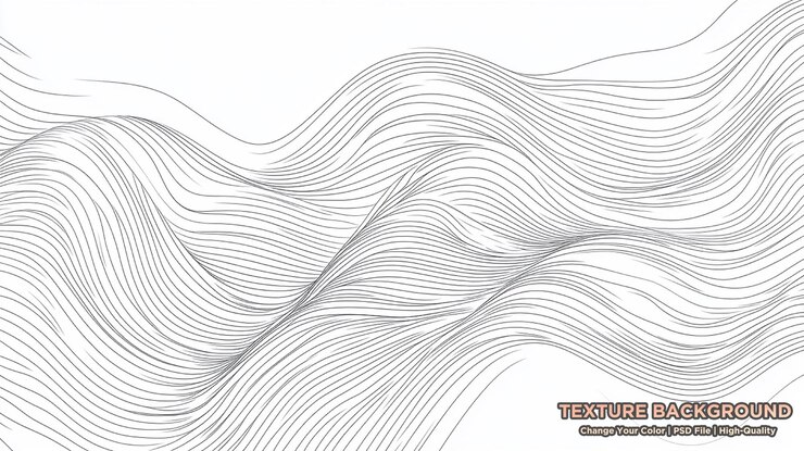 PSD líneas de fondo mínimas de onda diseño de rayas abstractas