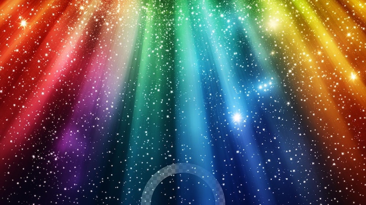 PSD líneas tecnológicas brillantes de neón hitech fondo abstracto futurista