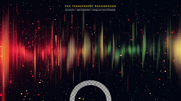 PSD líneas tecnológicas brillantes de neón hitech fondo abstracto futurista