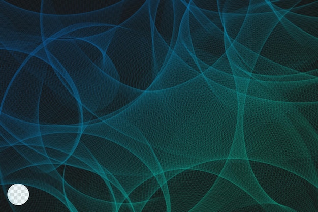 linee curve blu e verde sfondo astratto con sfondo nero