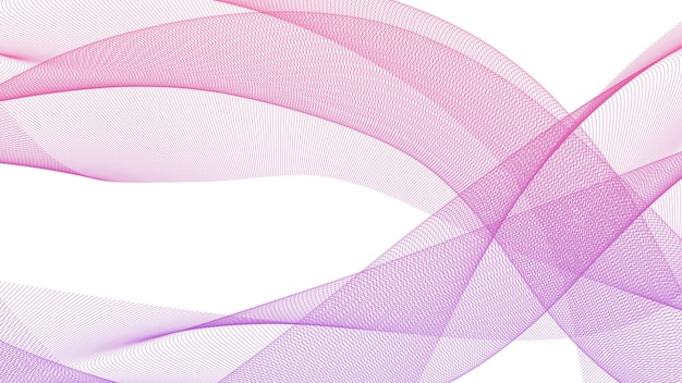 Linee e gradienti fluidi astratti in tonalità di viola e rosa