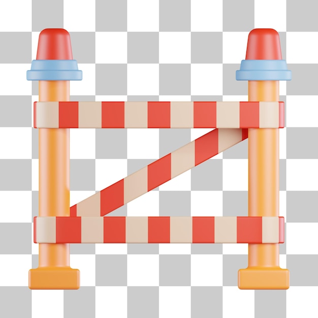 Linha de Polícia Ícone 3D