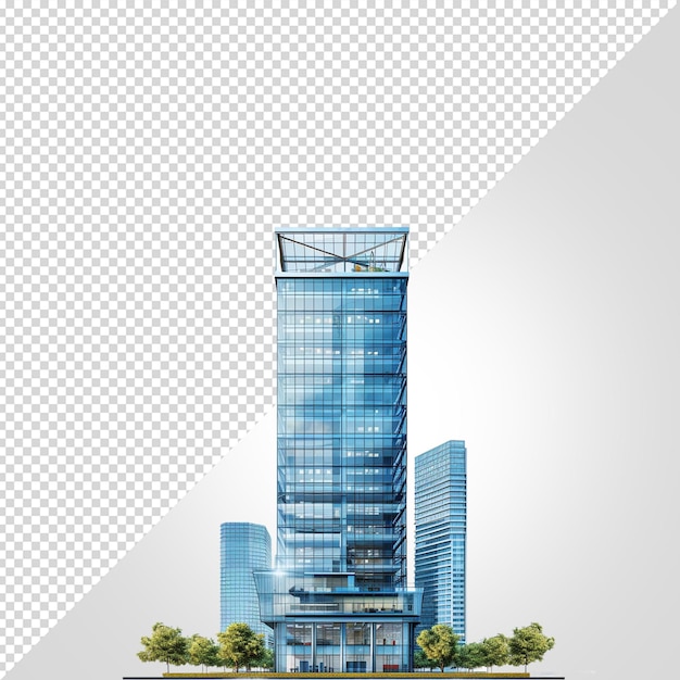 PSD linha do horizonte do edifício png