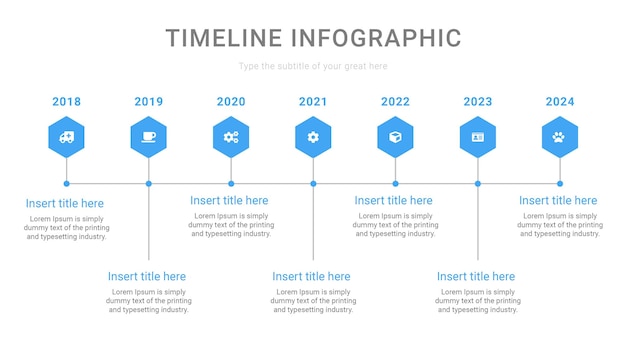 LINHA DO TEMPO INFOGRÁFICO PSD