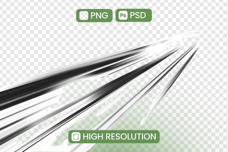 PSD linhas dinâmicas pretas e brancas convergem e aceleram o design abstrato png highresolution psd graphic resource download disponível agora