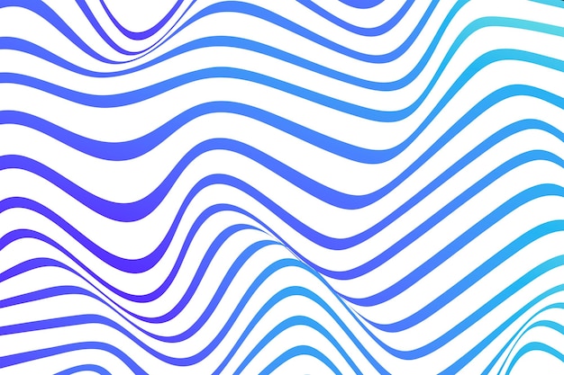 Linhas onduladas azuis abstratas