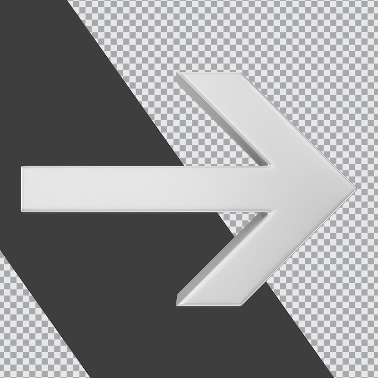 PSD liniensymbol pfeil