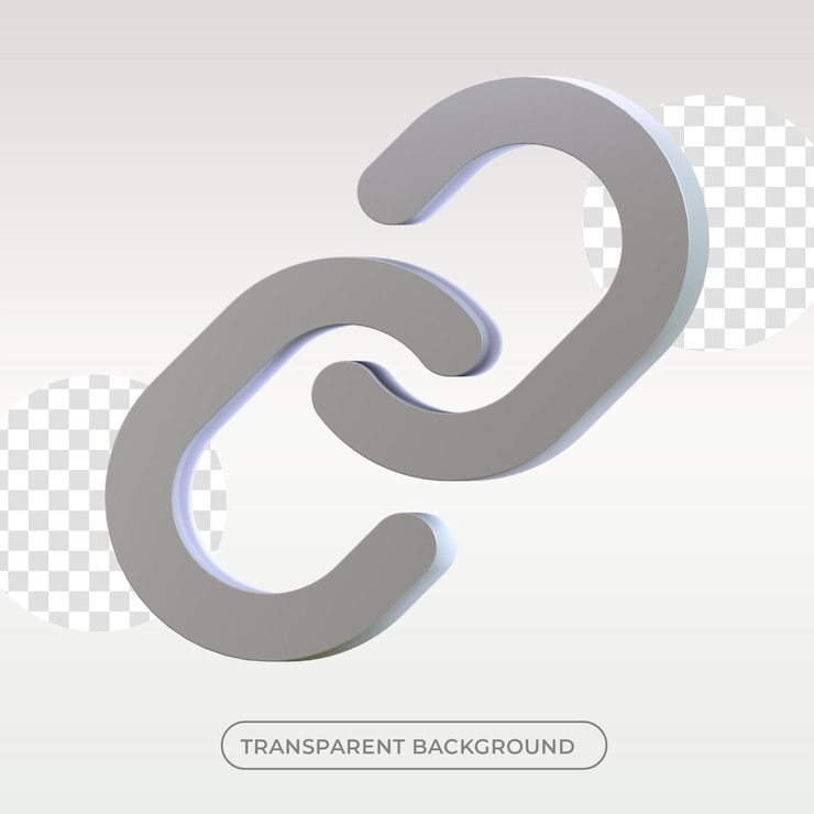 PSD link icon 3d