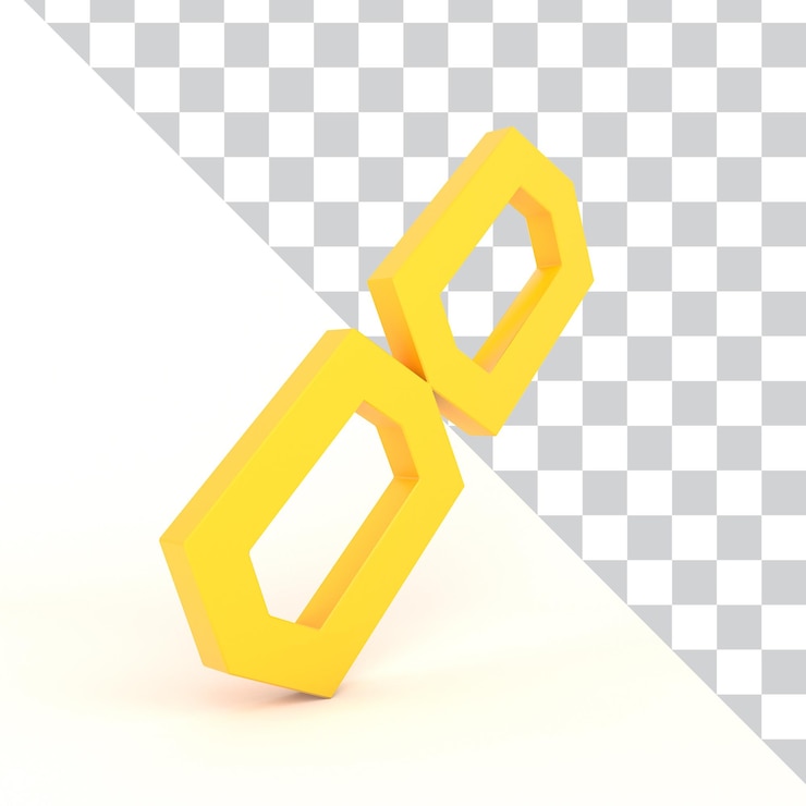 PSD link-symbol auf der linken seite
