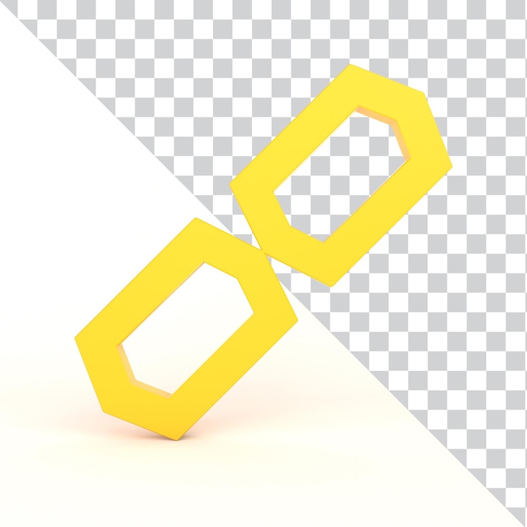 PSD link-symbol vorderseite