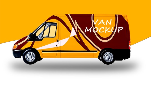 Linke Wagen-Mockup-PSD