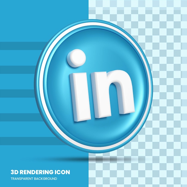 Linkedin 3d-rendering-symbol