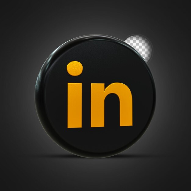 LinkedIn Hochglanz-Logo und Vorlage für Social-Media-Beiträge