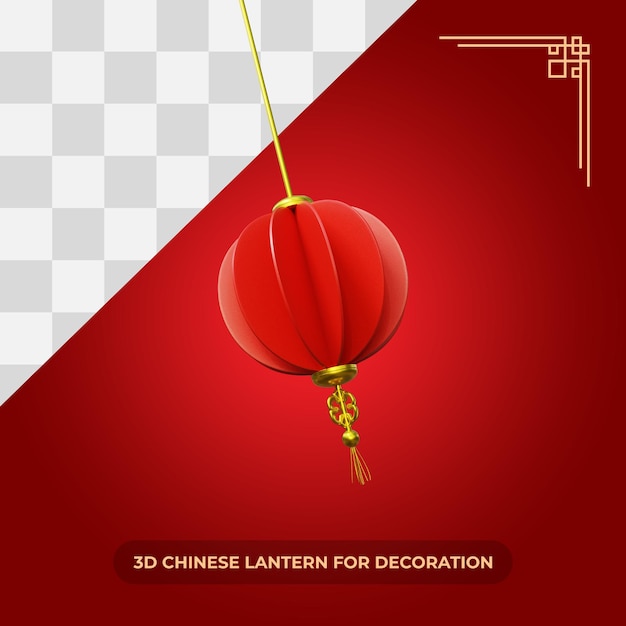 Linterna china 3d para decorar