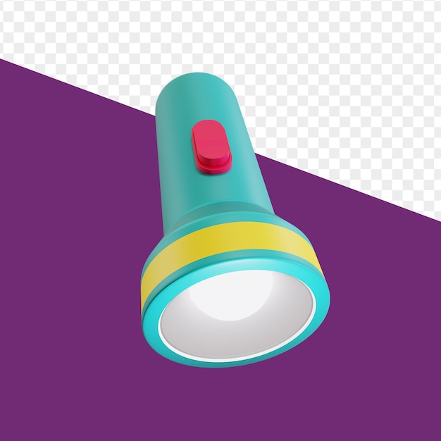 linterna de mano 3d