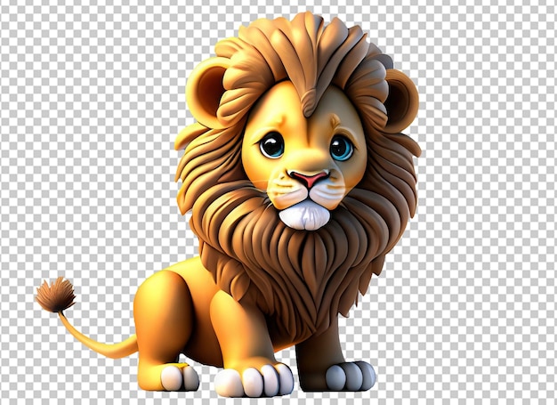 Le lion en 3D