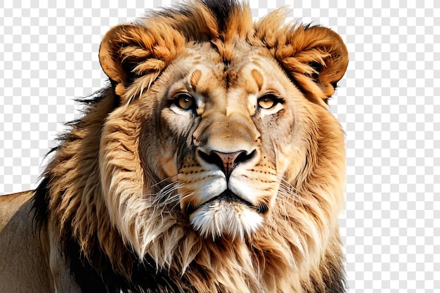 Lion png isolado em fundo transparente