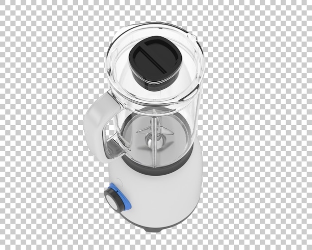 Liquidificador vintage na ilustração de renderização 3d de fundo transparente