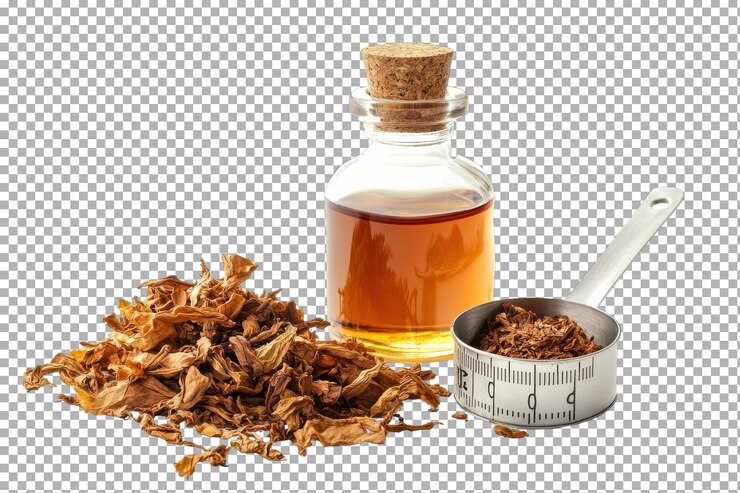PSD líquido saborizante de tabaco rico para mezclas diy con aislado en fondo transparente