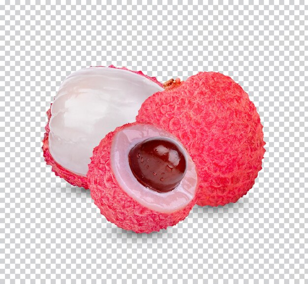 Litchi freschi isolati PSD Premium