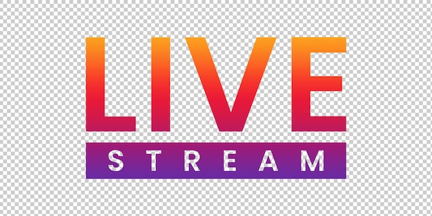 PSD live-stream-instagram-symbol live