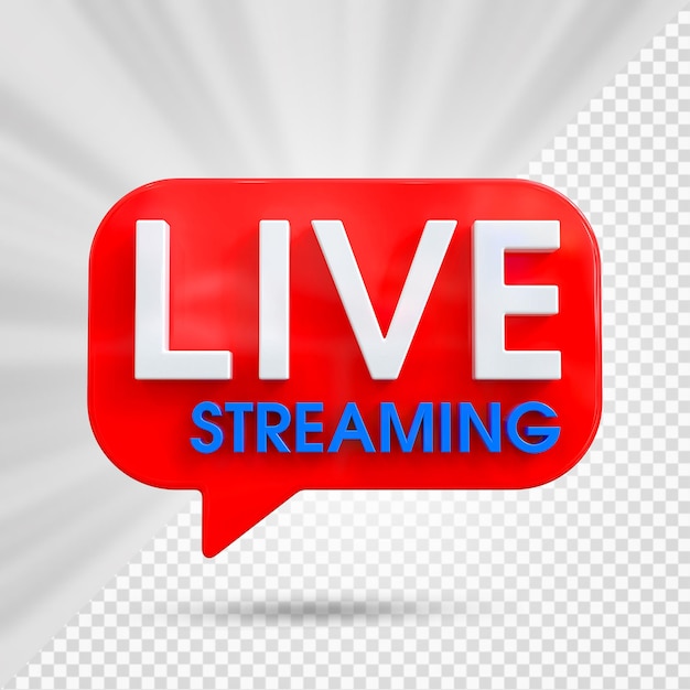 PSD live-streaming 3d-rendering