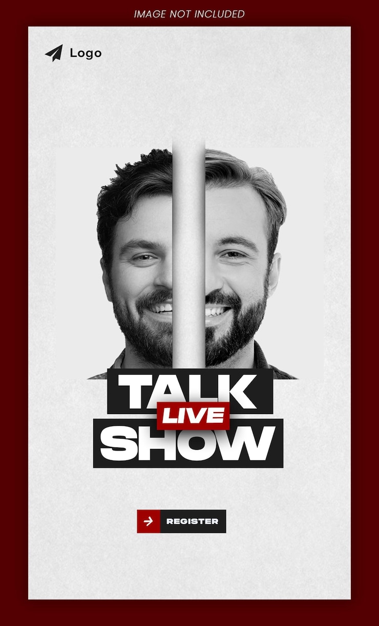 Live Talk Show Instagram amp Facebook Storia Template PSD