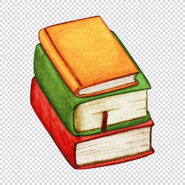 Livre dessiné à la main à l'aquarelle