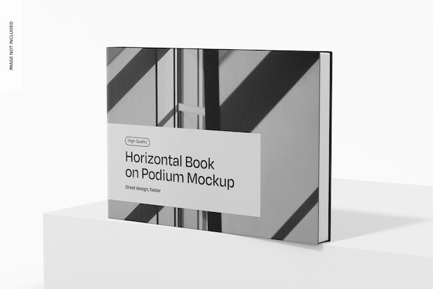 Livre Horizontal Sur La Perspective De La Maquette Du Podium