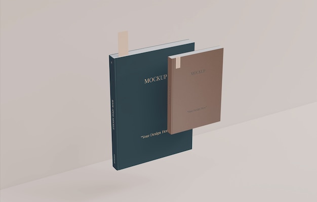 PSD livre avec maquette de conception de signet