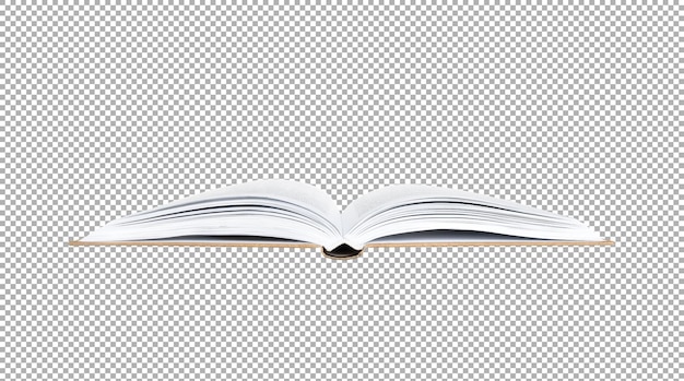 Un livre ouvert isolé