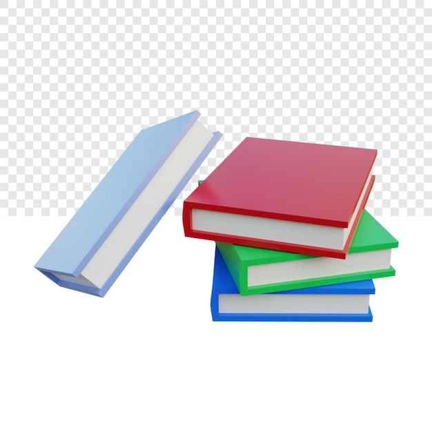 Livre Stationnaire D'illustration 3d