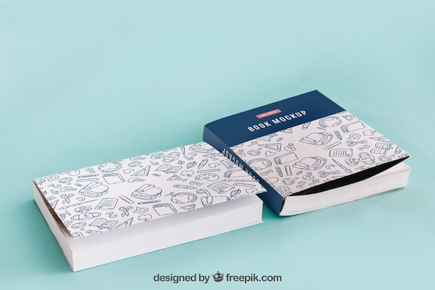 Livro cobre maquete