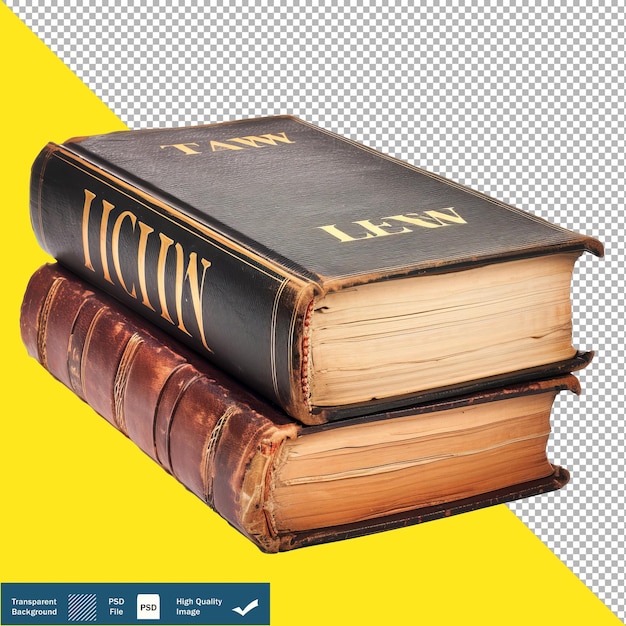 PSD livro de lei isolado em fundo branco fundo transparente png psd