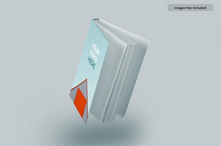 PSD livro de nota mock up