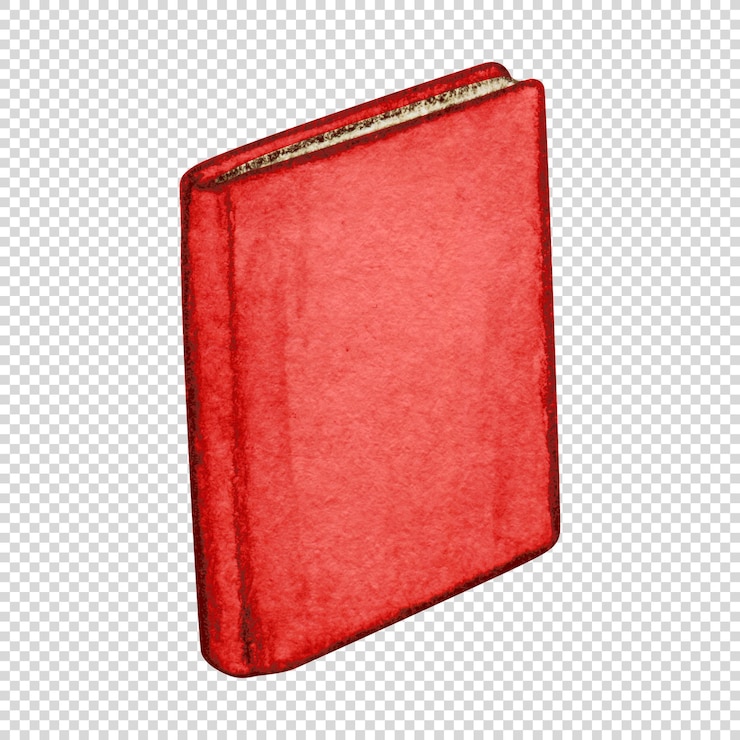 PSD livro desenhado à mão em aquarela