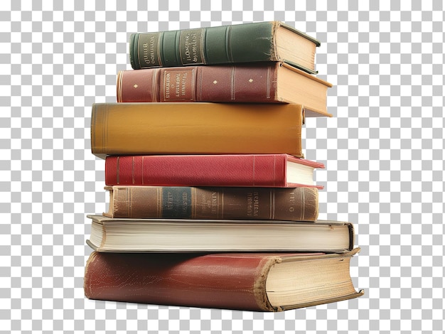 PSD livros antigos isolados em fundo transparente png psd