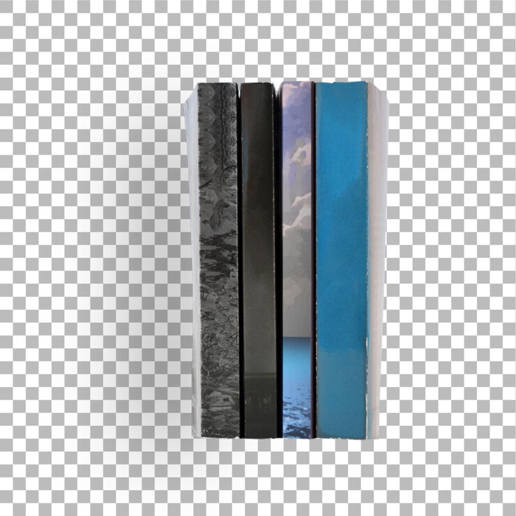 PSD livros isolados em fundo simples adequados para o seu projeto de elementos