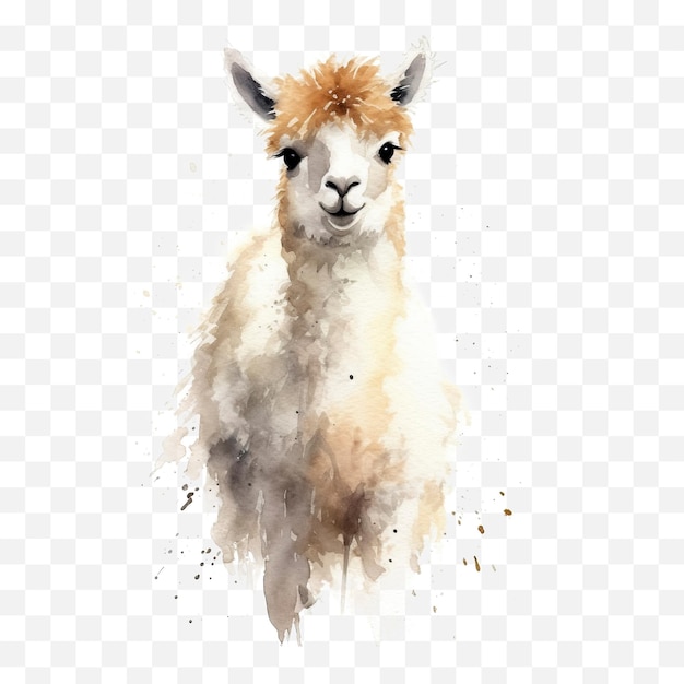 PSD llama animal pintura - llama animal sin fondo, hd png descargar