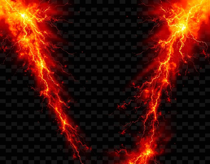 PSD las llamaradas radiantes de bariones, las erupciones ardientes de rojo ardiente y la textura de luz inspirada en el neón o y2k