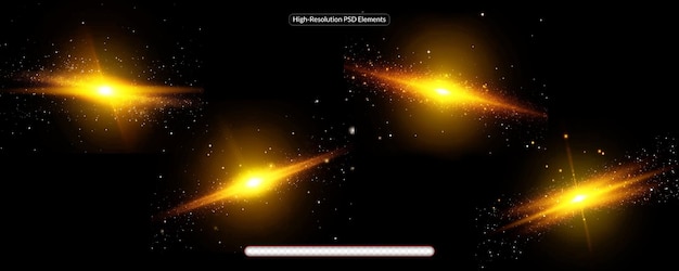 Llamas y chispas de fuego sobre un fondo transparente