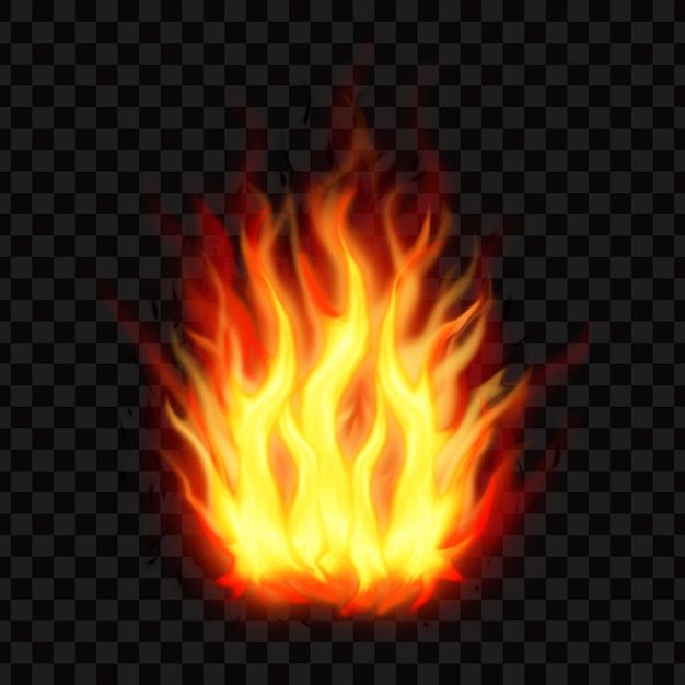 PSD llamas de fuego ardientes realistas chispas calientes ardientes llama de fuego realista efecto de llamas de fuego